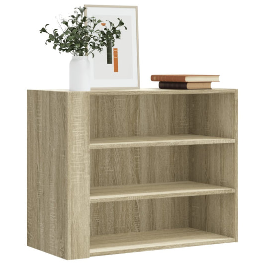 Wandregal Sonoma-Eiche 75x35x60 cm Holzwerkstoff