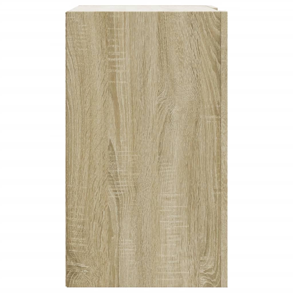 Wandregal Sonoma-Eiche 75x35x60 cm Holzwerkstoff