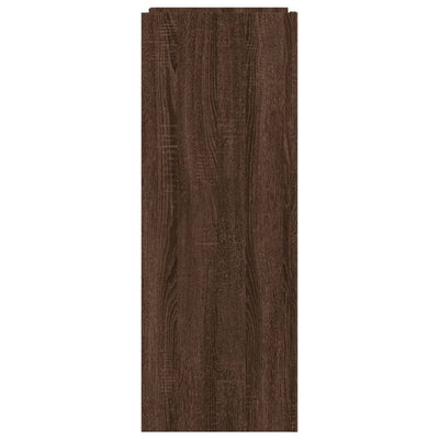 Schuhschrank Braun Eichen-Optik 52x37,5x100 cm Holzwerkstoff