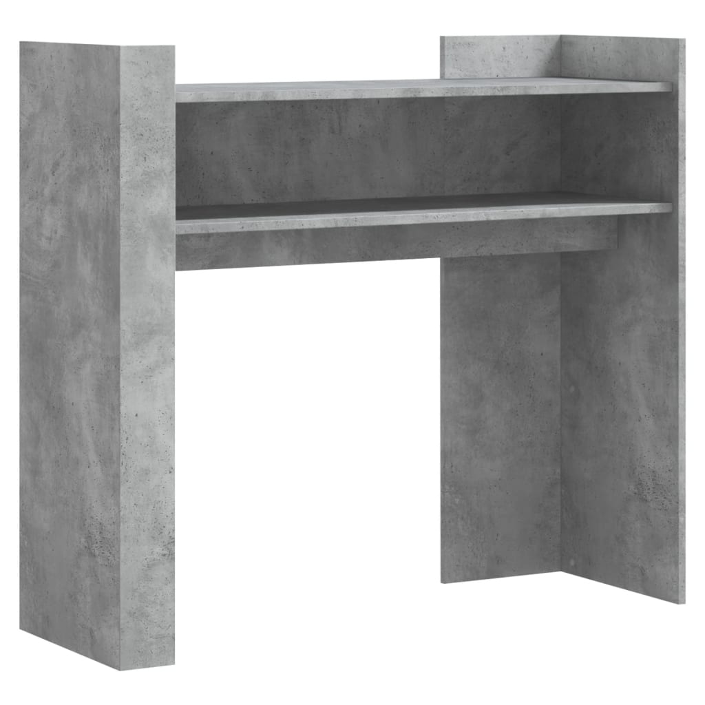 Konsolentisch Betongrau 100x35x90 cm Holzwerkstoff