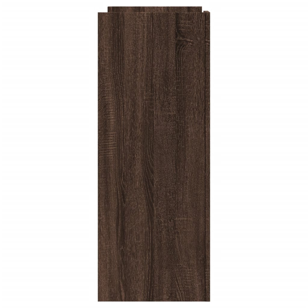 Konsolentisch Braun Eichen-Optik 100x35x90 cm Holzwerkstoff