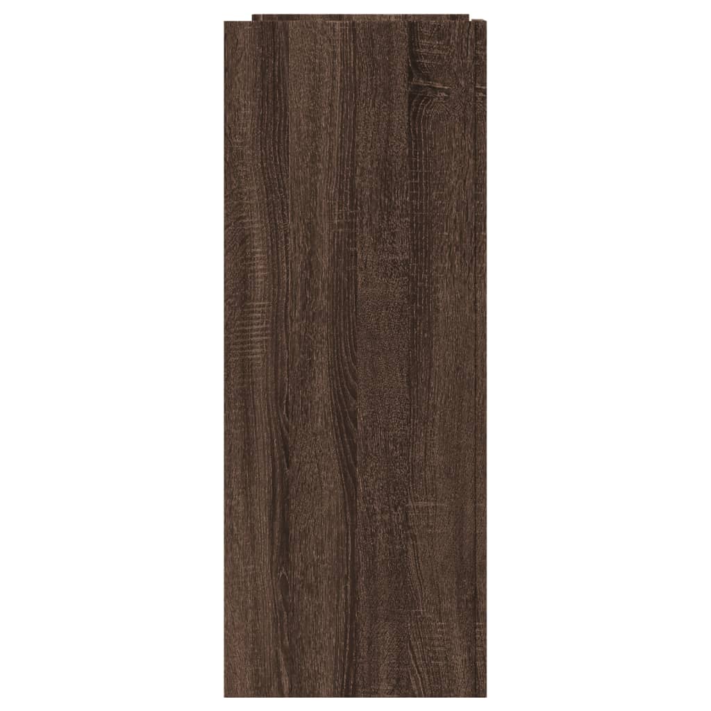 Konsolentisch Braun Eichen-Optik 100x35x90 cm Holzwerkstoff