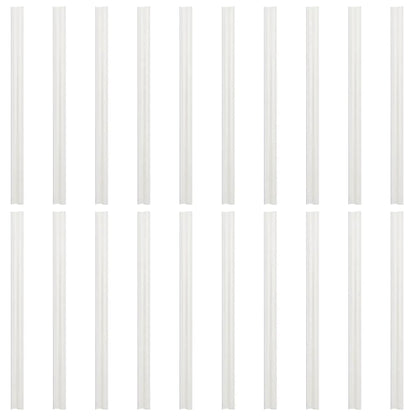 Sichtschutzstreifen 2 Stk. Steinoptik Grau 35x0,19 m PVC