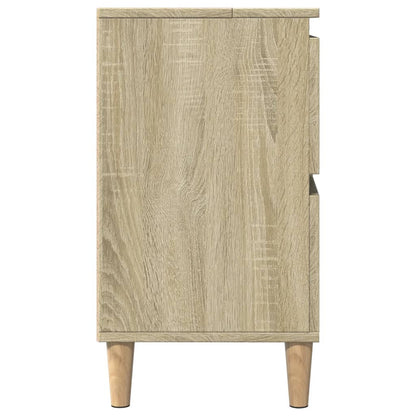 Waschbeckenunterschrank Sonoma-Eiche 80x33x60 cm Holzwerkstoff