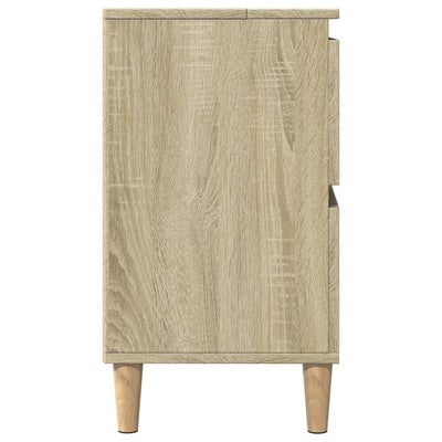 Waschbeckenunterschrank Sonoma-Eiche 80x33x60 cm Holzwerkstoff