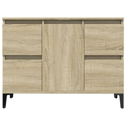 Waschbeckenunterschrank Sonoma-Eiche 80x33x60 cm Holzwerkstoff