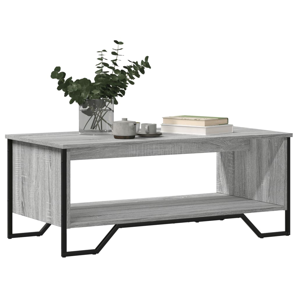 Couchtisch Grau Sonoma 100x51x40 cm Holzwerkstoff