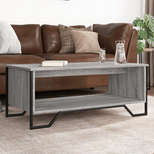 Couchtisch Grau Sonoma 100x51x40 cm Holzwerkstoff