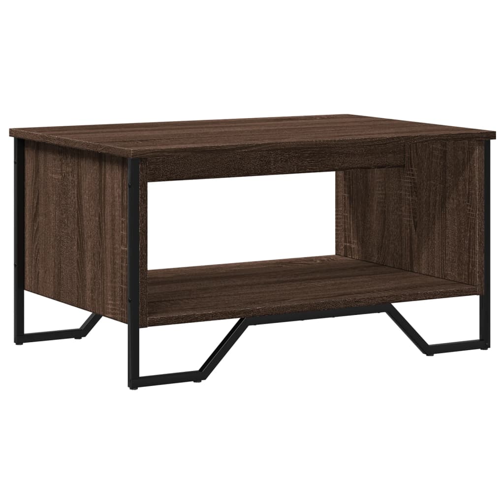 Couchtisch Braun Eichen-Optik 75x51x40 cm Holzwerkstoff