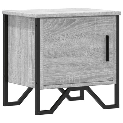 Nachttisch Grau Sonoma 40x30x40 cm Holzwerkstoff