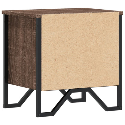 Nachttische 2 Stk. Braun Eichen-Optik 40x30x40 cm Holzwerkstoff