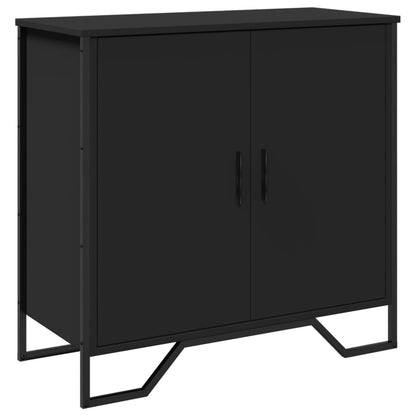 Sideboard Schwarz 78x35,5x74,5 cm Holzwerkstoff