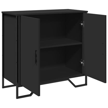 Sideboard Schwarz 78x35,5x74,5 cm Holzwerkstoff