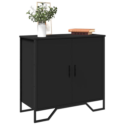 Sideboard Schwarz 78x35,5x74,5 cm Holzwerkstoff