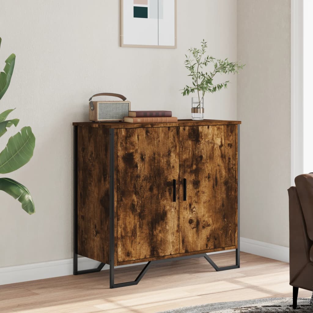 Sideboard Räuchereiche 78x35,5x74,5 cm Holzwerkstoff