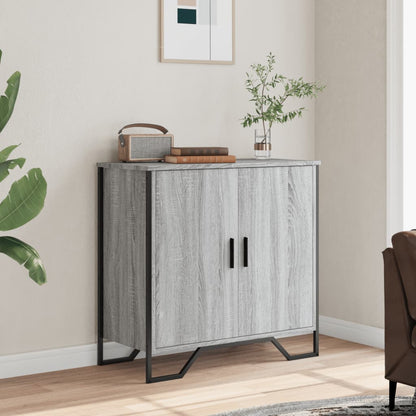 Sideboard Grau Sonoma 78x35,5x74,5 cm Holzwerkstoff