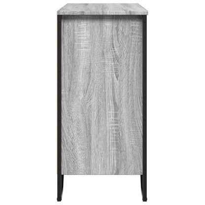 Sideboard Grau Sonoma 78x35,5x74,5 cm Holzwerkstoff