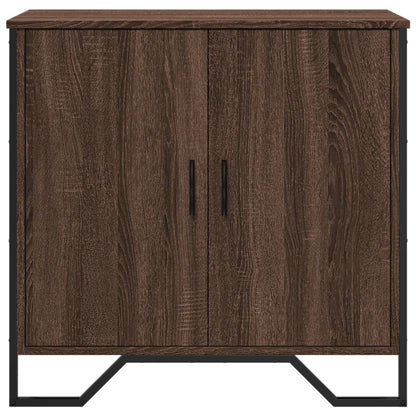 Sideboard Braun Eichen-Optik 78x35,5x74,5 cm Holzwerkstoff