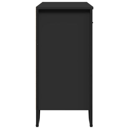 Sideboard Schwarz 79,5x35,5x74,5 cm Holzwerkstoff