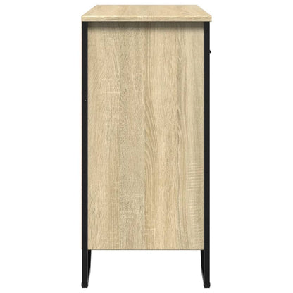 Sideboard Sonoma-Eiche 79,5x35,5x74,5 cm Holzwerkstoff