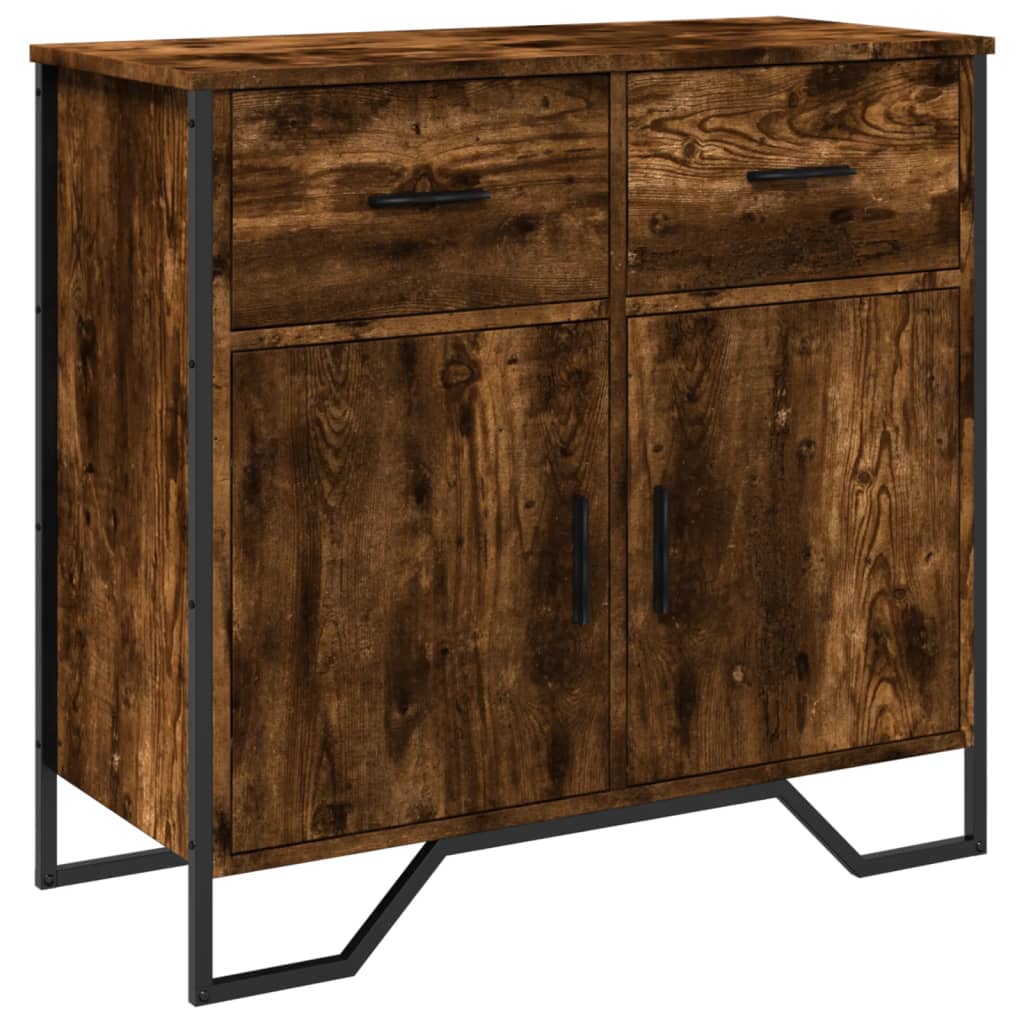 Sideboard Räuchereiche 79,5x35,5x74,5 cm Holzwerkstoff