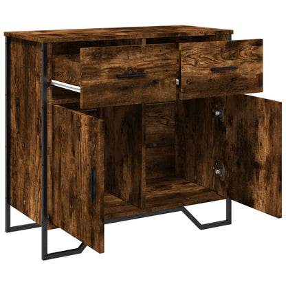 Sideboard Räuchereiche 79,5x35,5x74,5 cm Holzwerkstoff