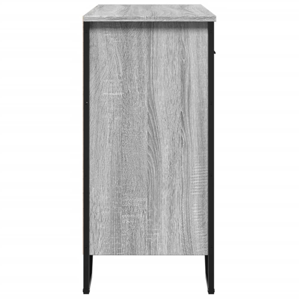 Sideboard Grau Sonoma 79,5x35,5x74,5 cm Holzwerkstoff