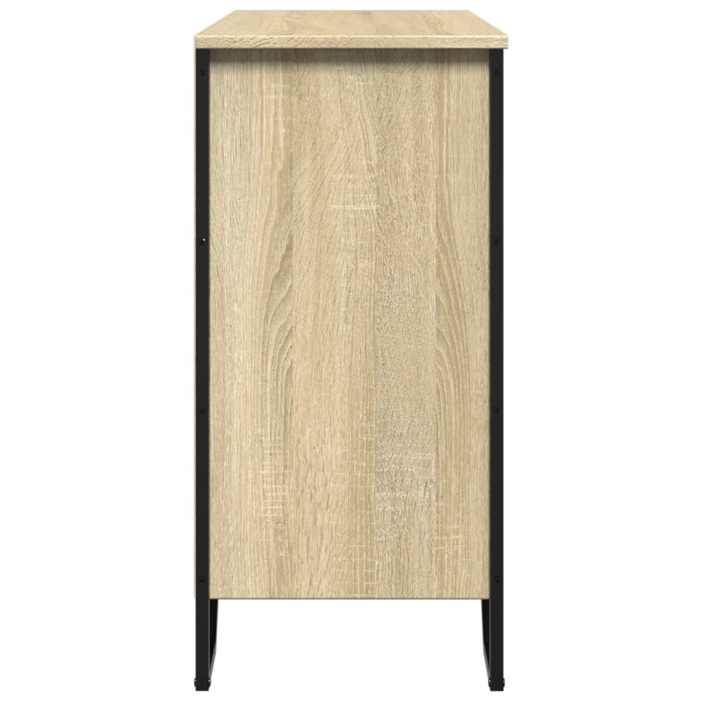 Sideboard Sonoma-Eiche 91x35,5x74,5 cm Holzwerkstoff