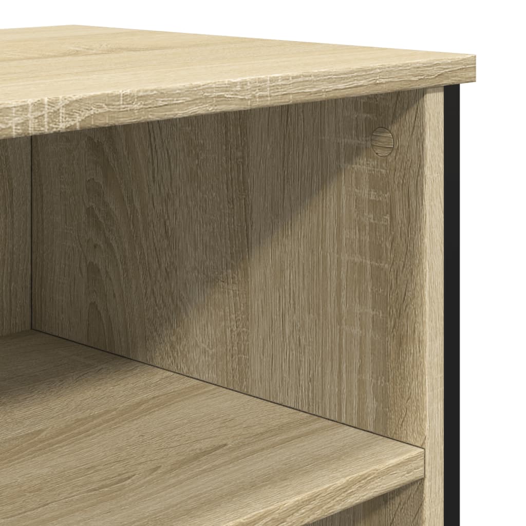 Sideboard Sonoma-Eiche 91x35,5x74,5 cm Holzwerkstoff