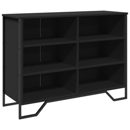 Sideboard Schwarz 101x35,5x74,5 cm Holzwerkstoff