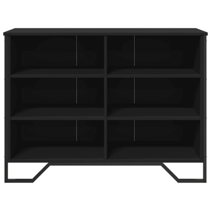 Sideboard Schwarz 101x35,5x74,5 cm Holzwerkstoff