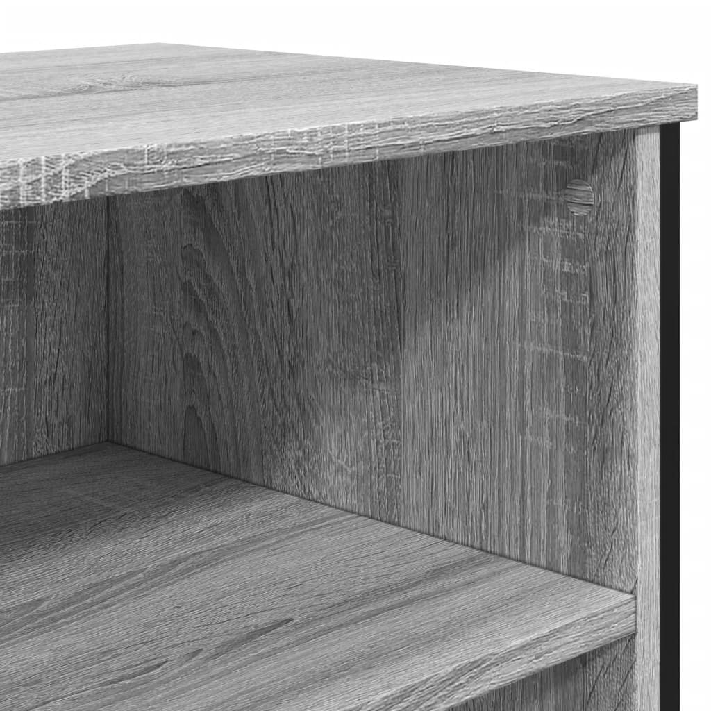 Sideboard Grau Sonoma 101x35,5x74,5 cm Holzwerkstoff