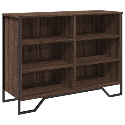 Sideboard Braun Eichen-Optik 101x35,5x74,5 cm Holzwerkstoff