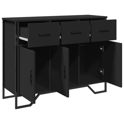 Sideboard Schwarz 97x32,5x74,5 cm Holzwerkstoff