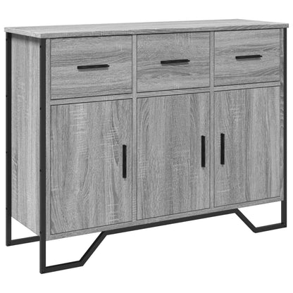 Sideboard Grau Sonoma 97x32,5x74,5 cm Holzwerkstoff