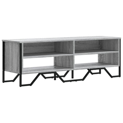 TV-Schrank Grau Sonoma 122x34x41 cm Holzwerkstoff