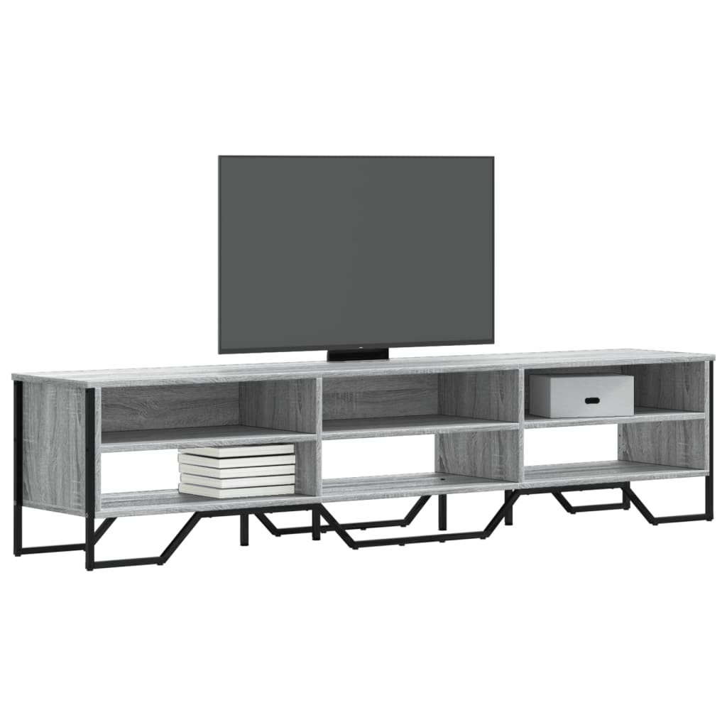 TV-Schrank Grau Sonoma 180x34x41 cm Holzwerkstoff