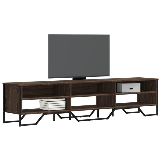 TV-Schrank Braun Eichen-Optik 180x34x41 cm Holzwerkstoff