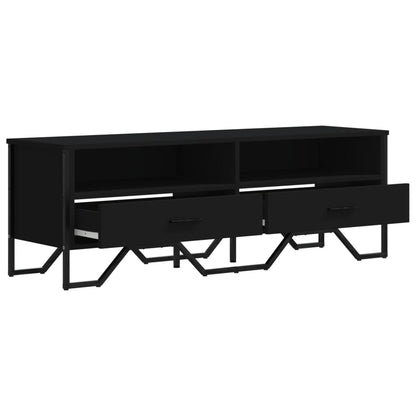 TV-Schrank Schwarz 122x34x41 cm Holzwerkstoff