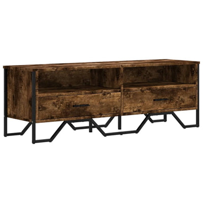 TV-Schrank Räuchereiche 122x34x41 cm Holzwerkstoff