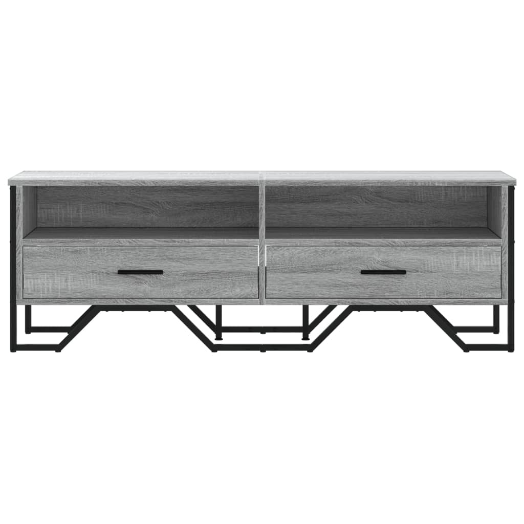 TV-Schrank Grau Sonoma 122x34x41 cm Holzwerkstoff