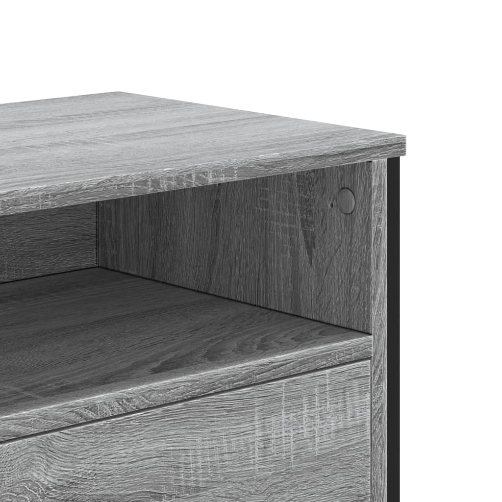 TV-Schrank Grau Sonoma 122x34x41 cm Holzwerkstoff