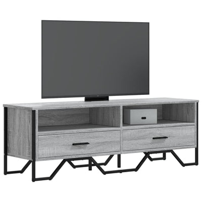 TV-Schrank Grau Sonoma 122x34x41 cm Holzwerkstoff