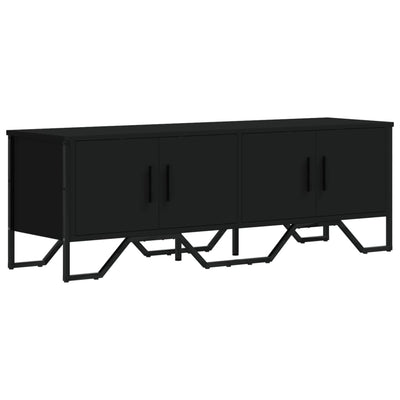 TV-Schrank Schwarz 122x34x41 cm Holzwerkstoff