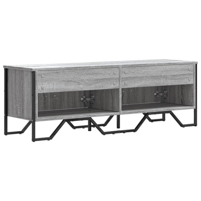 TV-Schrank Grau Sonoma 122x34x41 cm Holzwerkstoff