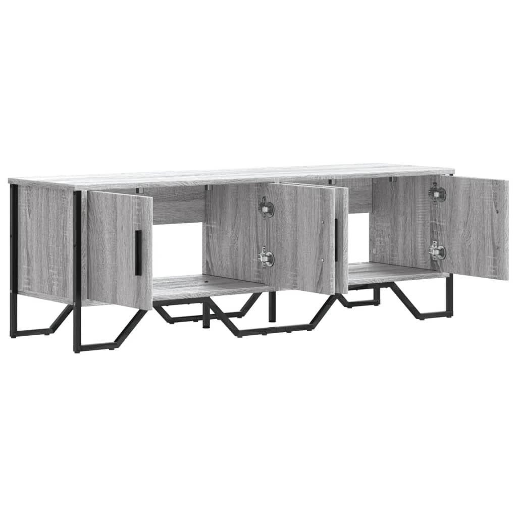 TV-Schrank Grau Sonoma 122x34x41 cm Holzwerkstoff