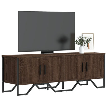 TV-Schrank Braun Eichen-Optik 122x34x41 cm Holzwerkstoff