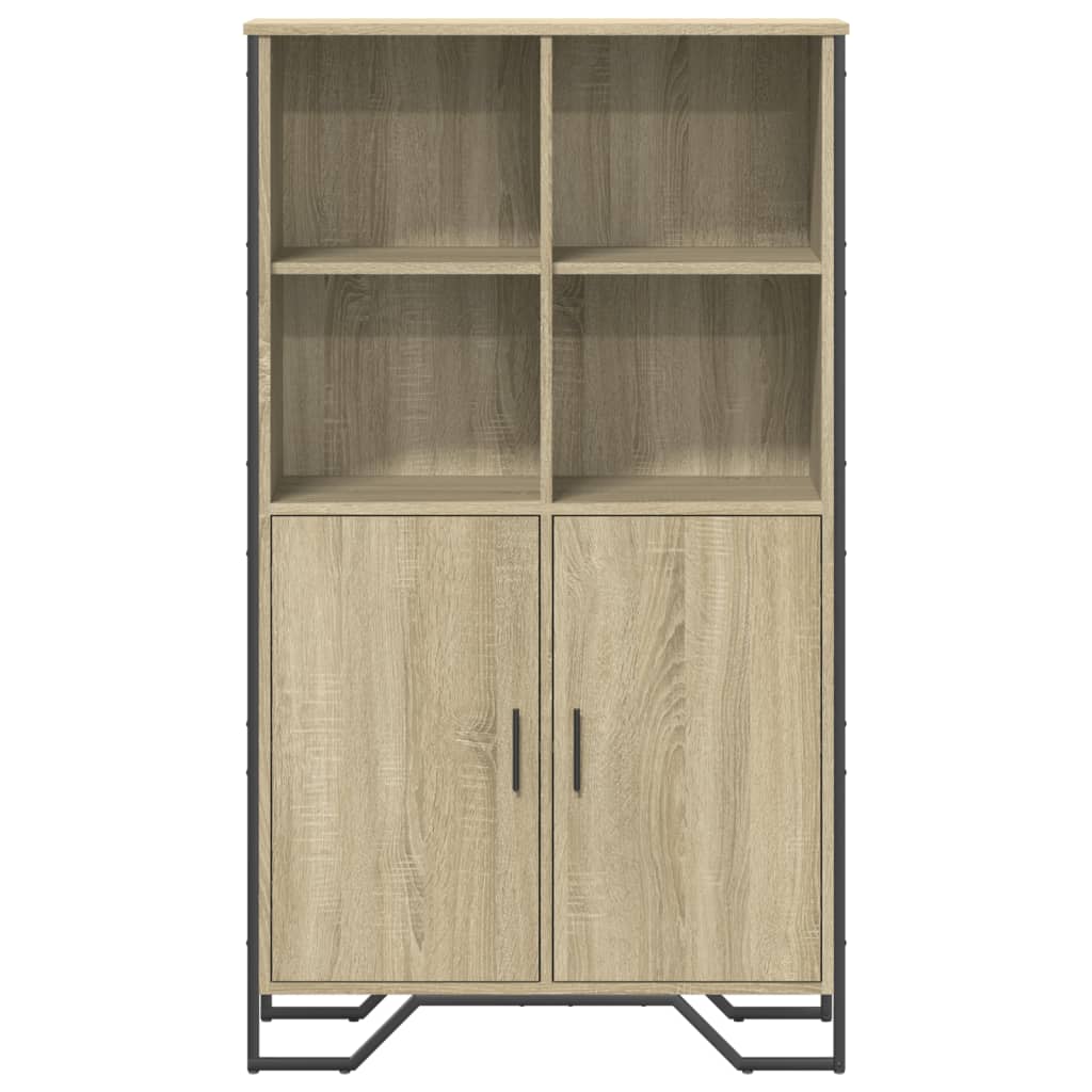 Highboard Sonoma-Eiche 79,5x35,5x137,5 cm Holzwerkstoff