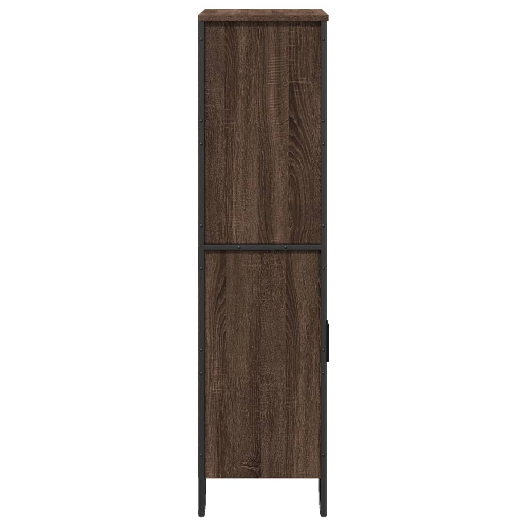 Highboard Eichen-Optik 79,5x35,5x137,5 cm Holzwerkstoff