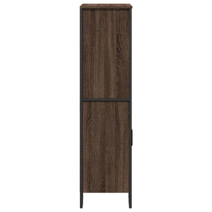 Highboard Eichen-Optik 79,5x35,5x137,5 cm Holzwerkstoff